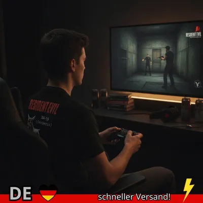 Produktbild von Resident Evil MA-39 Cerberus T-Shirt Herren Sommer Zombie Hund Horror Spiel