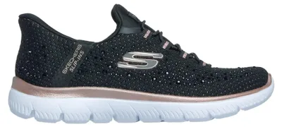 Produktbild von Skechers Sportliche Slipper Damen 736B6563686572735F313530323733 Schwarz 38 EU