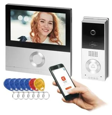 Obrázek produktu pro ORNO-POLSKA TALOS - WLAN Video-Tuersprechanlage Tuya RFID