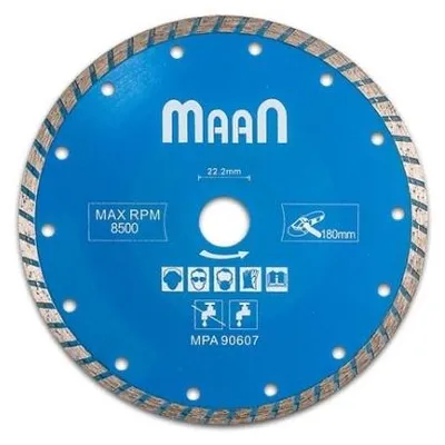 Produktbild von Maan Diamanttrennscheibe Turbo Beton Mauerwerk 115mm