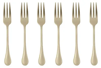 Immagine prodotto di Sambonet Royal Antique Edelst./PVD Champag. Set 6 Kuchengabeln S0201-S00549-S1578 52663PA5