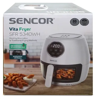 Image de Friteuse sencor sfr 5340wh blanc 1300 w 3,5 l