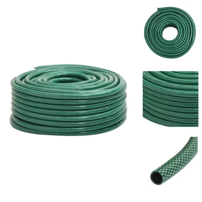 Zdjęcie produktu dla vidaXL Wąż ogrodowy zielony 1,3" 10 m PVC - Węże ogrodowe