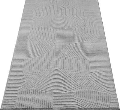 Obrázek produktu pro Koberec s krátkým vlasem Moderní koberec do obývacího pokoje s protiskluzovým 3D vzhledem, 80x150 cm