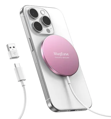 Image de Chargeur sans fil magnétique, compatible avec iPhone 15 W, charge rapide