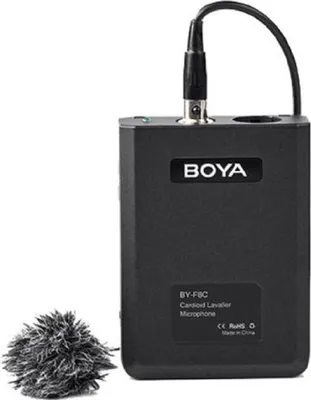Image de Boya BY-F8C Microphone de Lavalier cardioïde pour instruments vidéo Métal