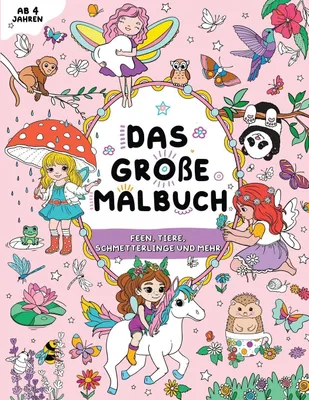 Produktbild von Das große Malbuch für Mädchen