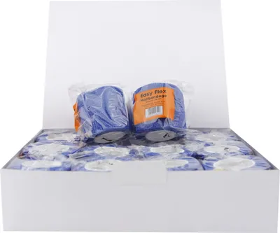 Produktbild von 12x Blau Easy Flex Haftbandage 50mm x 4500mm Kohäsiver Stützverband Tier Sport