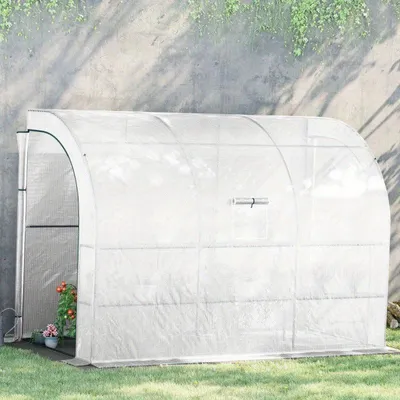 Immagine prodotto di Tenda per coltivazione – Tenda per piante – Serra da coltivazione – Armadio per coltivazione – Struttura in acciaio robusta – 300x150x213 cm – Bianco