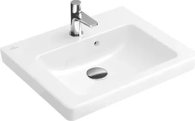 Produktbild von Villeroy & Boch Handwaschbecken Subway 2.0 weiß 50 cm weiß mit Beschichtung 731550R1