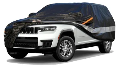 Produktbild von Autoabdeckung 10 Schichten Wasserdicht Atmungsaktiv Schwarz für Jeep Cherokee (2013-2022)