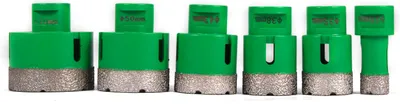 Produktbild von SucceBuy 6-teiliges Diamant-Lochsägen-Set, M14-Diamantbohrkronen 20/35/38/43/50/60 mm, punktgenaue M14-Gewindebohrer für präzises Bohren in Fliesen, Keramik und Granit
