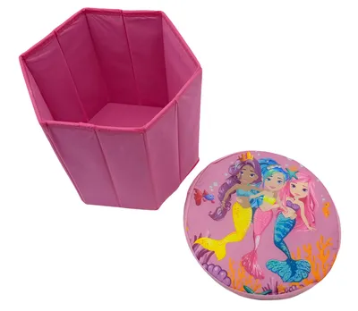 Immagine prodotto di Scatola portagiochi con coperchio Disney - Sirene
