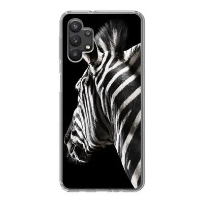 Produktbild von MuchoWow® Handyhülle Schutzhülle Hülle für Samsung Galaxy A32 5G Zebra - Wilde Tiere - Muster Silikon Softcase Handy Hülle - Softcase