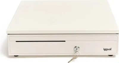 Produktbild von iggual IGG315767, Electronic cash drawer, White, 420 mm, 12 V, 405 mm, 100 mm