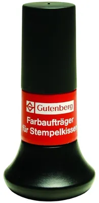 Produktbild von Stempelfarbe rot 35ml ölfrei für durchscheinende Untergründe und Gummi-/Polymerstempel