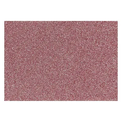 Image de Papier à repasser rose pailleté - 14,8 x 21 cm