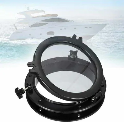 Produktbild von Bullauge für Boote, Marine-Bullauge-Fenster, rundes Ersatzbullauge für Bootsyachten, Marine-Bullauge/Fenster/Bullauge 8.4