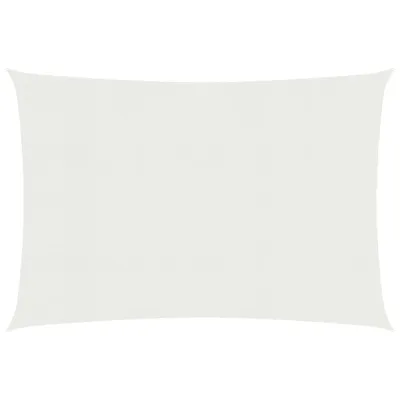 Produktbild von The Living Store Sonnensegel 160 g/m² Weiß 2,5x3,5 m HDPE