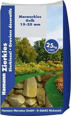 Produktbild von Marmorkies Gelb 15-25 mm 25 kg