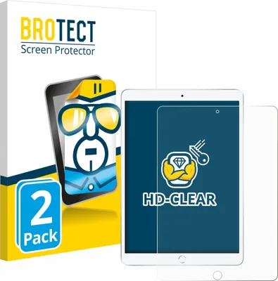 Produktbild von 2x Für Apple iPad Air 2019 (3. Gen.) Schutzfolie BROTECT Displayschutz Display Schutz Folie Klar Transparent