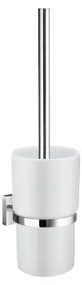 Produktbild von Smedbo HOUSE - WC-Bürste mit Behälter, Chrom poliert/Porzellan RK333P