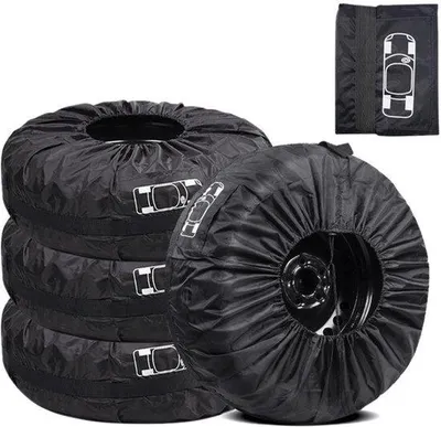Productafbeelding van Autobandtas, reservewielhoes, autowielhoes, wielafdekking voor camper, auto-reservewielhoes, waterdichte bandenhoes, bandenstofbescherming