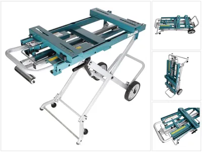 Zdjęcie produktu dla Makita WST05, Stal, Niebieski, Szary, 4 x noga, 2 szt., 500 mm, 1170 mm