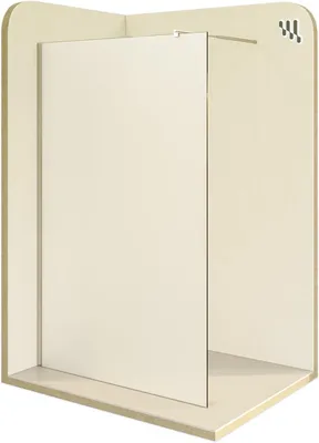 Produktbild von i-flair Duschabtrennung Walk In 170x200 cm aus satiniertem Sicherheitsglas mit 10 mm Glasstärke W740