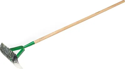 Produktbild von KOTARBAU® Řezací hrábě s dřevěnou násadou 150 cm Kultivátor Ruční rozrývač