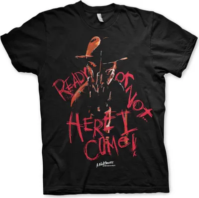Produktbild von Nightmare on Elm Street T-Shirt - Here I come (schwarz) XXL