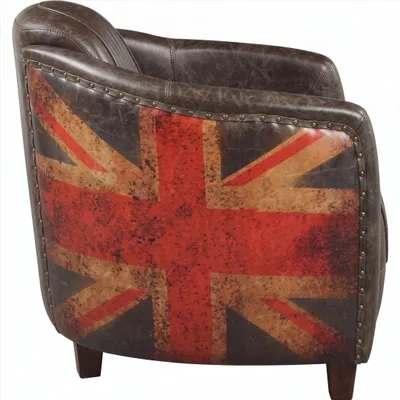 Immagine prodotto di Poltrona a sacco con motivo Union Jack, stile britannico, vintage, retrò, design antico