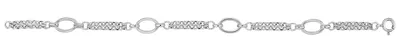 Produktbild von Elegantes 925 Sterling Silber Damen - Armband - 8mm, 7 Gramm; TRS25458