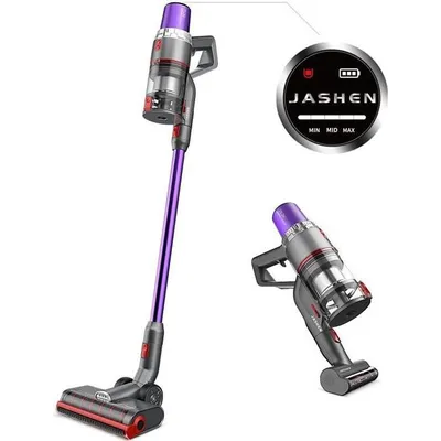 Obrázok produktu pre JASHEN V16 - Akumulátorový tyčový vysávač - 25,2 V - 4 v 1 - Výdrž batérie až 40 min - Inteligentný LED displej - 3 rýchlosti