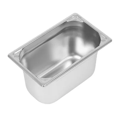 Immagine prodotto di Contenitore Vogue Heavy-Duty GN in acciaio inox da 1/4" (150 mm)