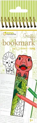 Produktbild von Avenue Mandarine 5x Graffy Bookmark, Dinosaurier GY145C