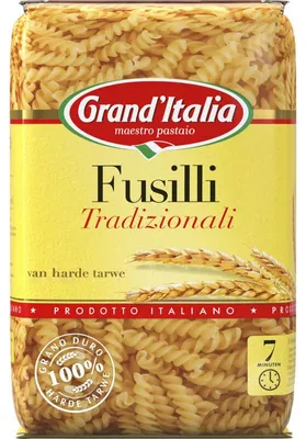 Produktbild von Grand'Italia Fusilli tradizionali 500g – klassische italienische Spiralnudeln