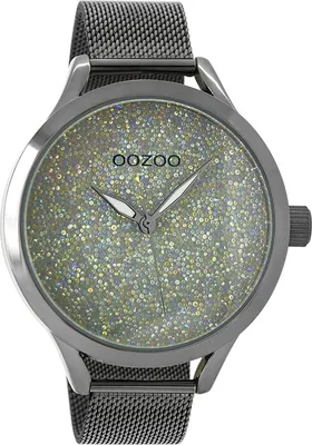 Produktbild von Oozoo Armbanduhr titan dunkelgrau Metall Timepieces Damen Analog-Quarzuhr UOC10652