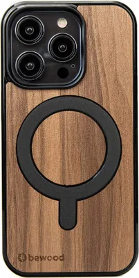 Produktbild von Bewood Holzhülle für iPhone 15 Pro AMERICAN WALNUT mit MagSafe