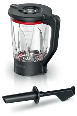 Mix-Aufsatz, Glas, Kunststofftrichter, 1,5 L, spülmaschinengeeignet