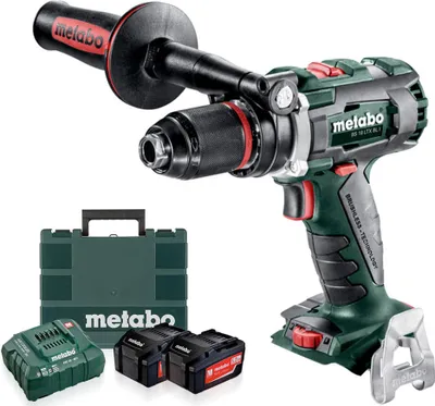 Zdjęcie produktu dla Metabo 602358650, Wkrętarka, Uchwyt pistoletowy, 1/2", Uchwyt szybkomocujący, Czarny, Zielony, Zabezpieczenie przed przegrzaniem, Przeładowanie