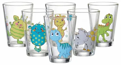 Produktbild von Ritzenhoff & Breker Dino und Monsterchen Kinderbecher-Set 6-teilig