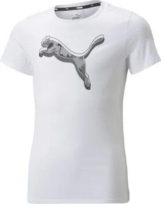 Produktbild von Puma Alpha Kurzarm-t-shirt Weiß 14-16 Years Mädchen Weiß 14-16 Years