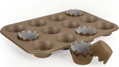 Produktbild von Dr. Oetker Back-Set "Goldige Muffins", 2-teilig