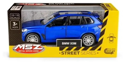 Produktbild von Modellauto des BMW X5M in Blau