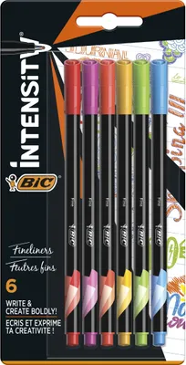 Image de BIC Rainbow 6 Feutre Multicolore 6 pc(s)