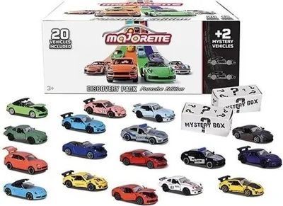 Obrázek produktu pro Majorette Porsche Discovery Pack, 22 kovových vozidel, měřítko 1:64, kolekce Porsche, včetně 2 tajemných vozidel