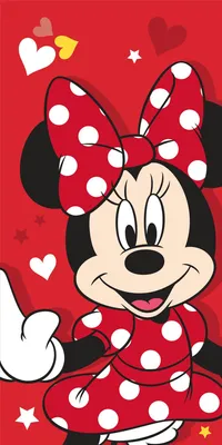 Immagine prodotto di Disney Minnie Mouse Rosa Telo doccia Telo mare Telo bagno 70 x 140 cm