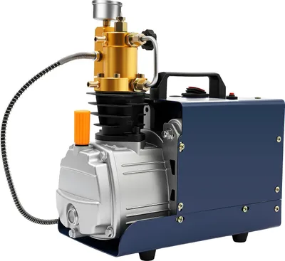 Produktbild von Hochdruckluftkompressor - PCP Pumpe - 30 MPa 300 bar - 1800 W 220 V - 66 l/min - Metallkern - EU-Stecker - Blau
