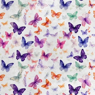 Produktbild von Royal Samt Stoff Polyester Zum Nähen - Motiv Schmetterlinge - RDX2812